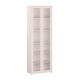 Βιτρίνα Με 2 Πόρτες Alice Sand Χρώμα 75X35X215Εκ