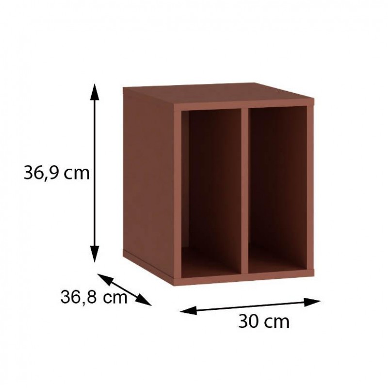 Ένθετο Ράφι Οργάνωσης Alice Terracotta Χρώμα 30X35X37Εκ
