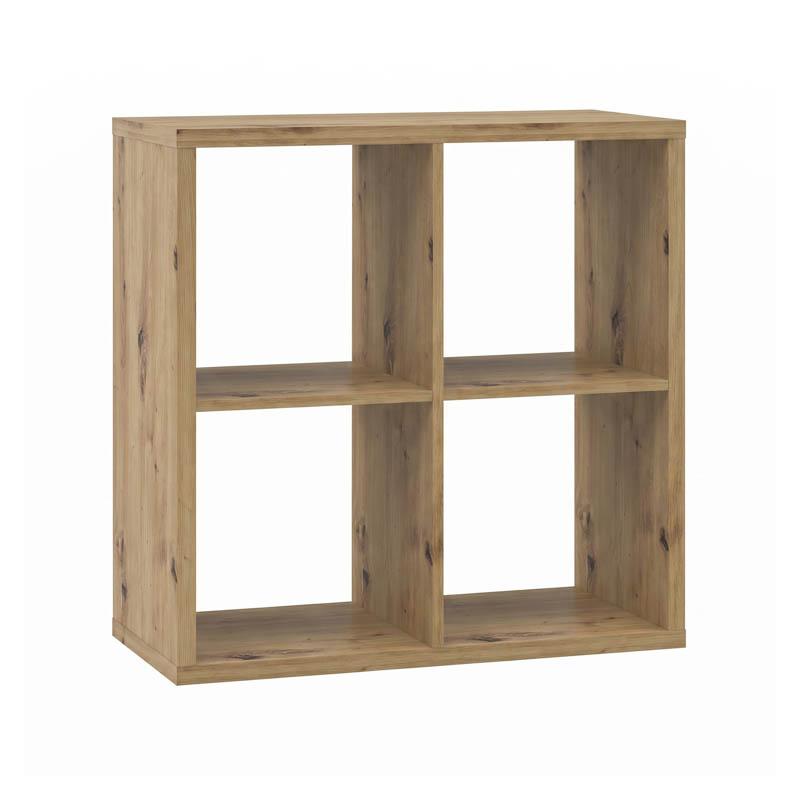 Βιβλιοθήκη Montaro Artisan Χρώμα Oak 73x33x73Εκ Fylliana