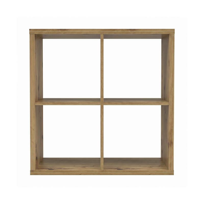 Βιβλιοθήκη Montaro Artisan Χρώμα Oak 73x33x73Εκ Fylliana