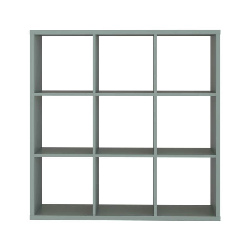 Βιβλιοθήκη Montaro Sage Χρώμα 107X33X107Εκ Fylliana 