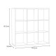 Βιβλιοθήκη Montaro Sage Χρώμα 107X33X107Εκ Fylliana 
