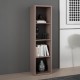 Βιβλιοθήκη Montaro Terracotta Χρώμα 39x33x142Εκ Fylliana 