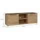 Έπιπλο Τηλεόρασης Aria Mauvella Oak Χρώμα 153X42X50Εκ Fylliana