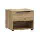 Κομοδίνο Aria Mauvella Oak Χρώμα 49X42X40Εκ Fylliana