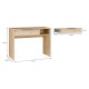 Γραφείο Aria Mauvella Χρώμα Oak 101x50x77Εκ Fylliana