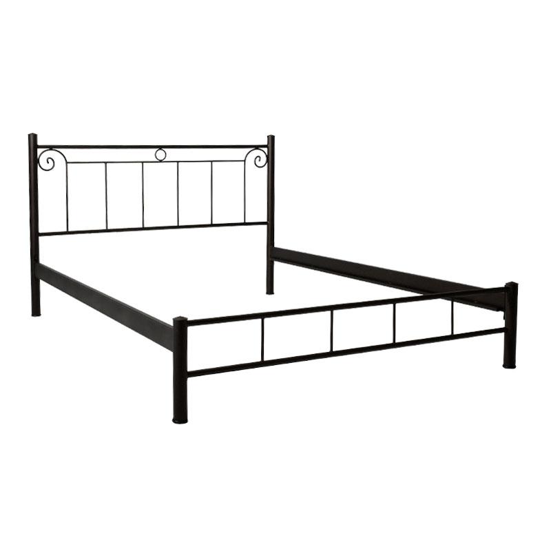 Κρεβάτι Σιδερένιο Valery Καφέ Χρώμα 100x210x99Εκ (90x200Εκ) Fylliana 