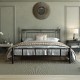 Κρεβάτι Σιδερένιο Valery Καφέ Χρώμα 170X210X99Εκ (160X200Εκ) Fylliana 