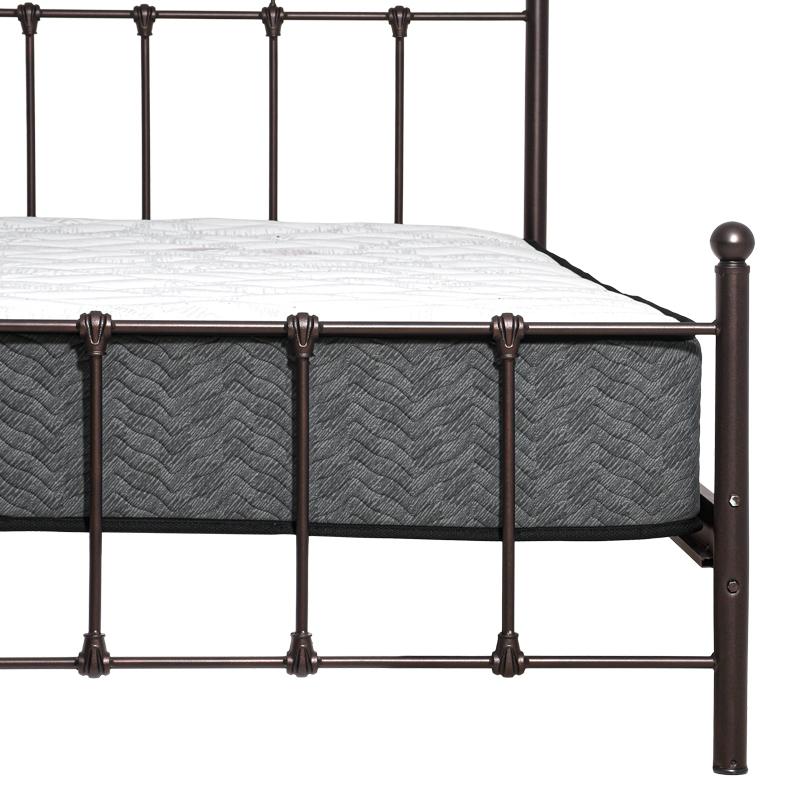 Κρεβάτι Διπλό Σιδερένιο Καφέ Χρώμα 168X208X86Εκ (160X200) Astra Fylliana 