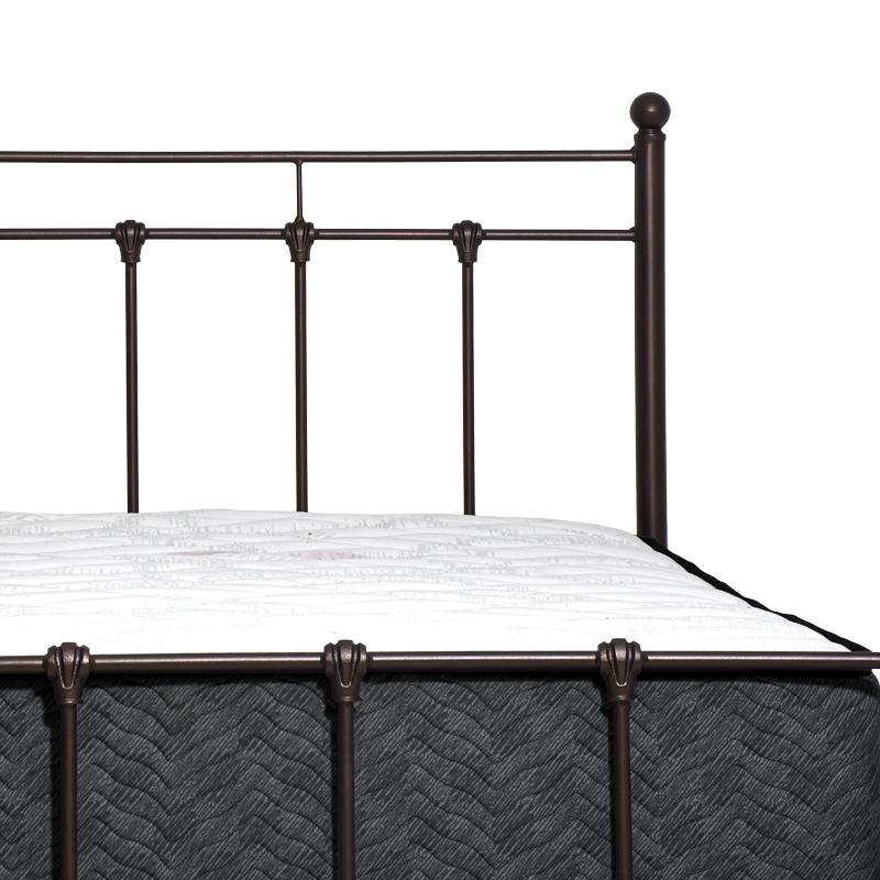 Κρεβάτι Διπλό Σιδερένιο Καφέ Χρώμα 168X208X86Εκ (160X200) Astra Fylliana 