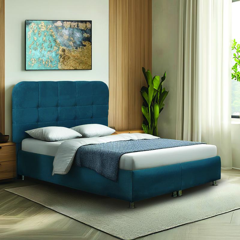 Κρεβάτι Natalie Πετρόλ Με Αποθηκεδυτικό Χώρο 212*122*120 (32) (120*200 ) Fylliana 