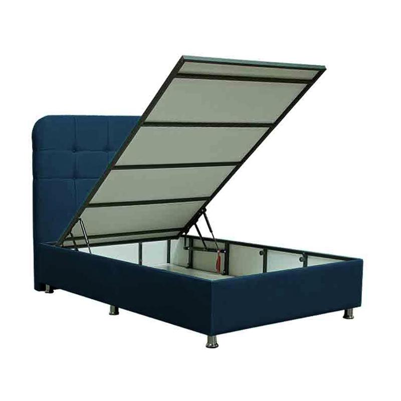 Κρεβάτι Natalie Πετρόλ Με Αποθηκεδυτικό Χώρο 212*122*120 (32) (120*200 ) Fylliana 