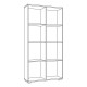 Βιβλιοθήκη-Ραφιέρα Smart 8P Artisan Χρωμα 74X25X146Εκ Fylliana 