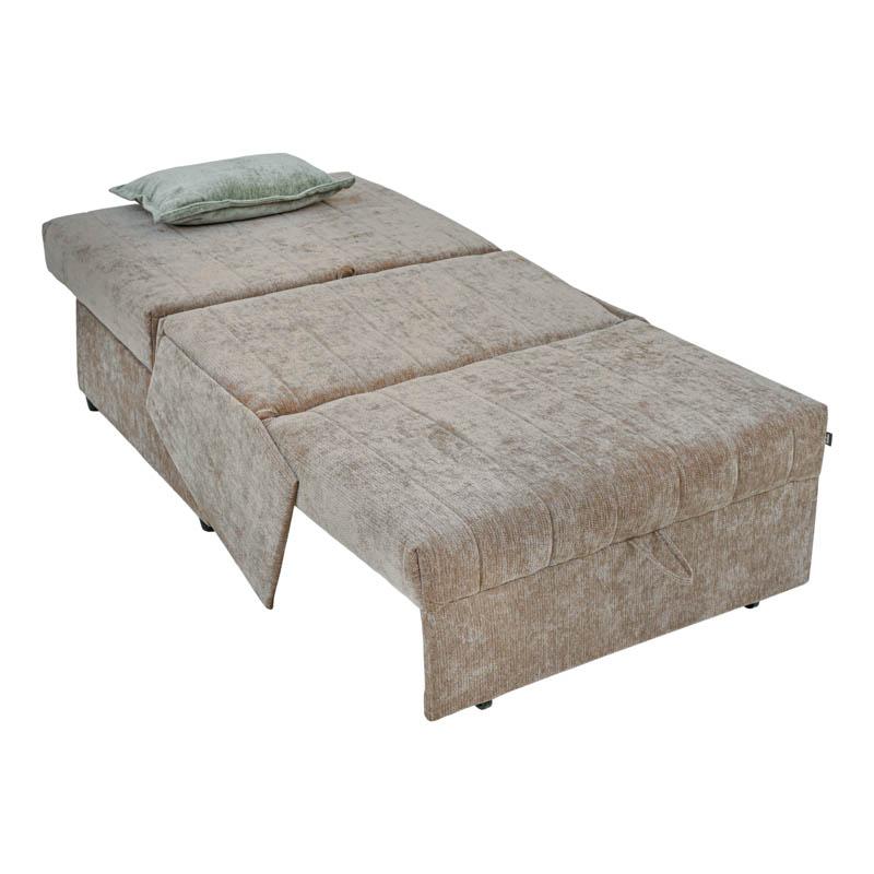 Πολυθρόνα - Κρεβάτι Nest Καφέ Χρώμα 95X100X92Εκ Fylliana