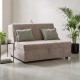Διθέσιος Καναπές - Κρεβάτι Nest Καφέ Χρώμα 145x100x92Εκ Fylliana 