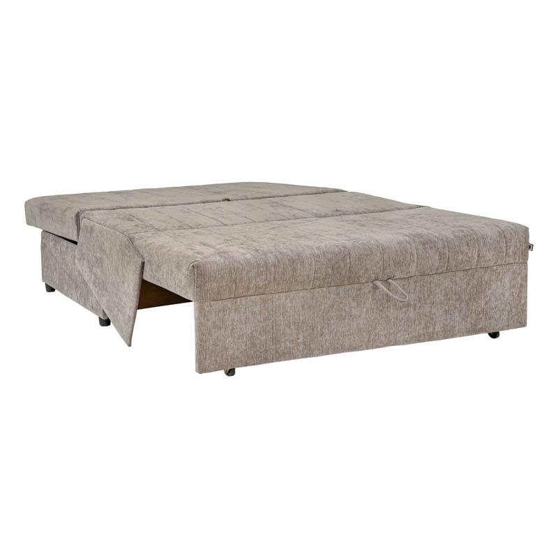 Διθέσιος Καναπές - Κρεβάτι Nest Καφέ Χρώμα 145x100x92Εκ Fylliana 