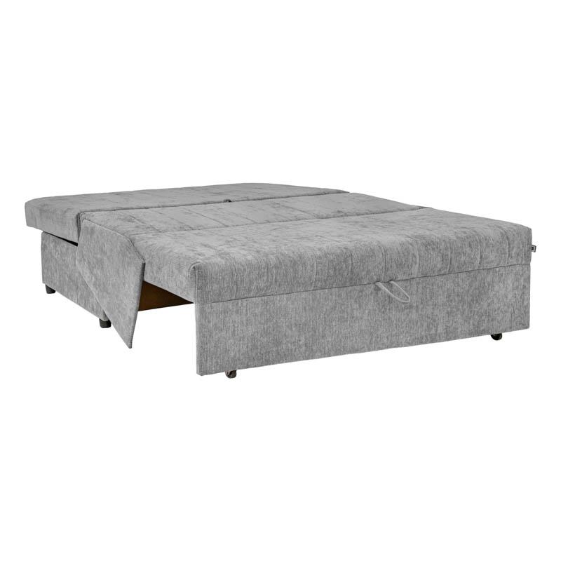 Διθέσιος Καναπές - Κρεβάτι Nest Γκρι Χρώμα 145X100X92Εκ Fylliana 