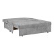 Διθέσιος Καναπές - Κρεβάτι Nest Γκρι Χρώμα 145X100X92Εκ Fylliana 