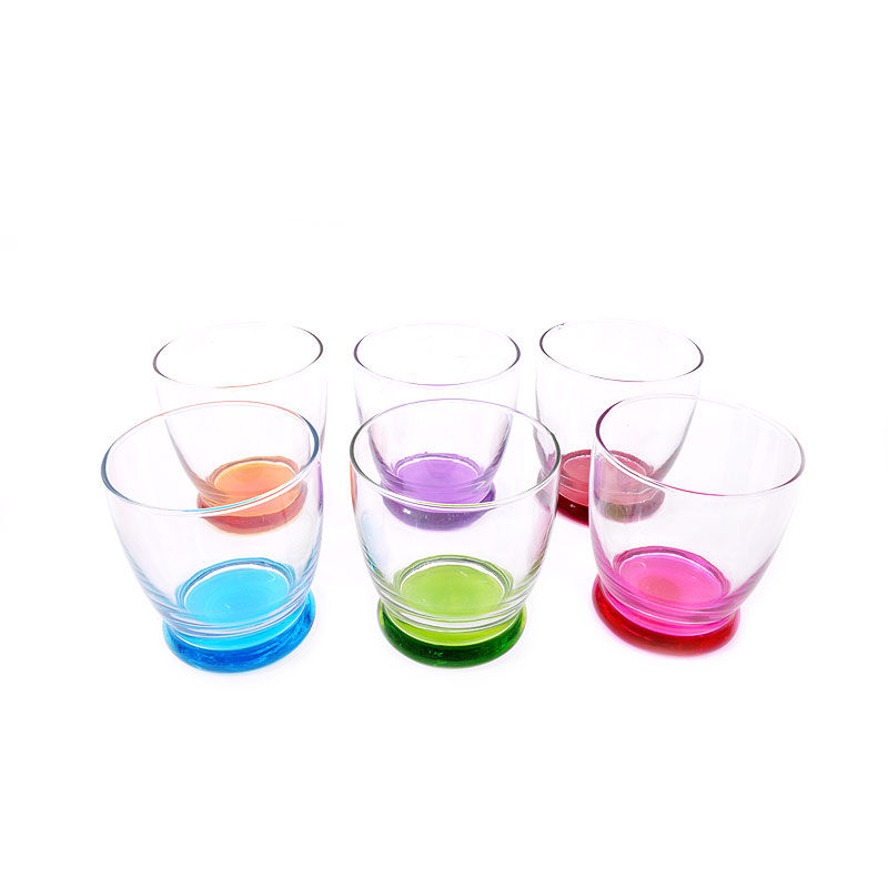 Σετ 6 ποτήρια ουίσκι 6 χρώματα rom 343