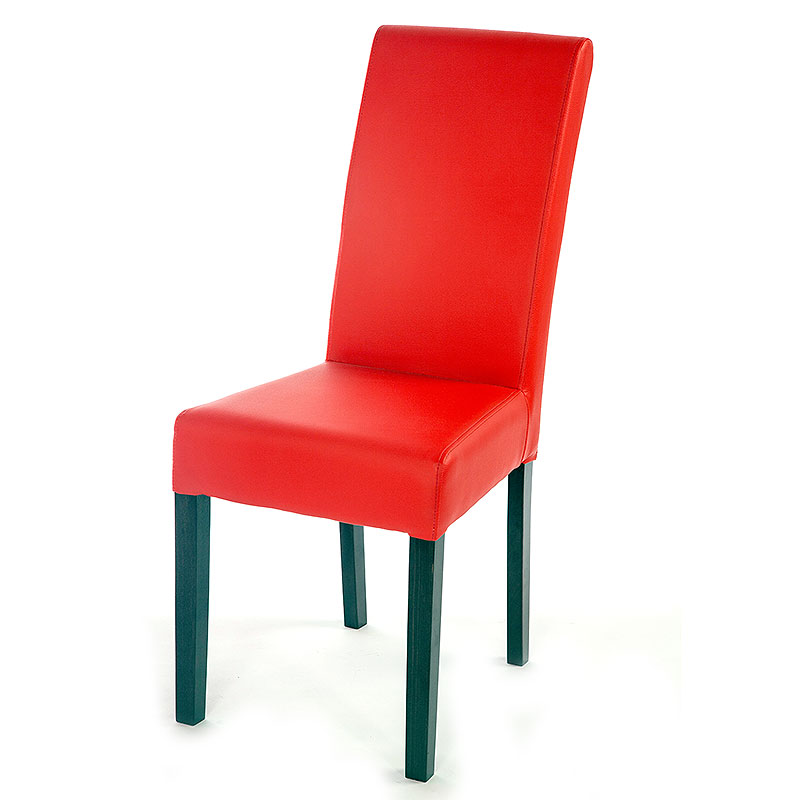 Καρέκλα Τραπεζαρίας Κόκκινη Τ-6 FLN1 Λεπτό Κάθισμα 56x60x103εκ