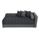 Καναπές Κρεβάτι 3 Θέσιος Samac Γκρι-Σκούρο/Γκρι 203x97x98 ( 190x92 )εκ