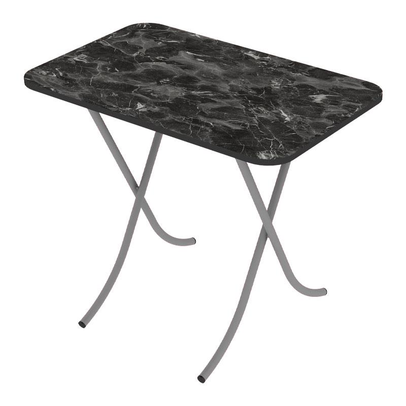 Τραπέζι Αναδιπλούμενο Premium Black Marble 90x60x70 Fylliana