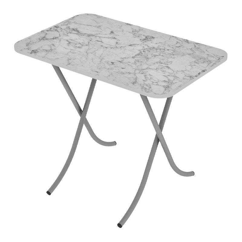 Τραπέζι Αναδιπλούμενο Premium Λευκό Marble 90x60x70  Fylliana 