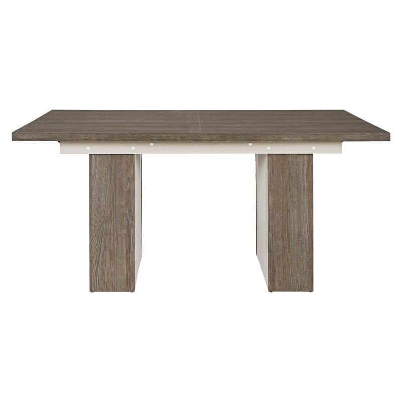 Τραπέζι Τραπεζαρίας Cashmere Επεκτεινόμενο Ξύλινο με Μεταλλικό Σκελετό Tobacco 160(+40)x90x75εκ.