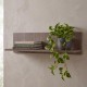 Ράφι Τοίχου Lumina 90 Tobacco 90x24x20εκ. Fylliana