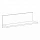 Ράφι Τοίχου Lumina 90 Tobacco 90x24x20εκ. Fylliana