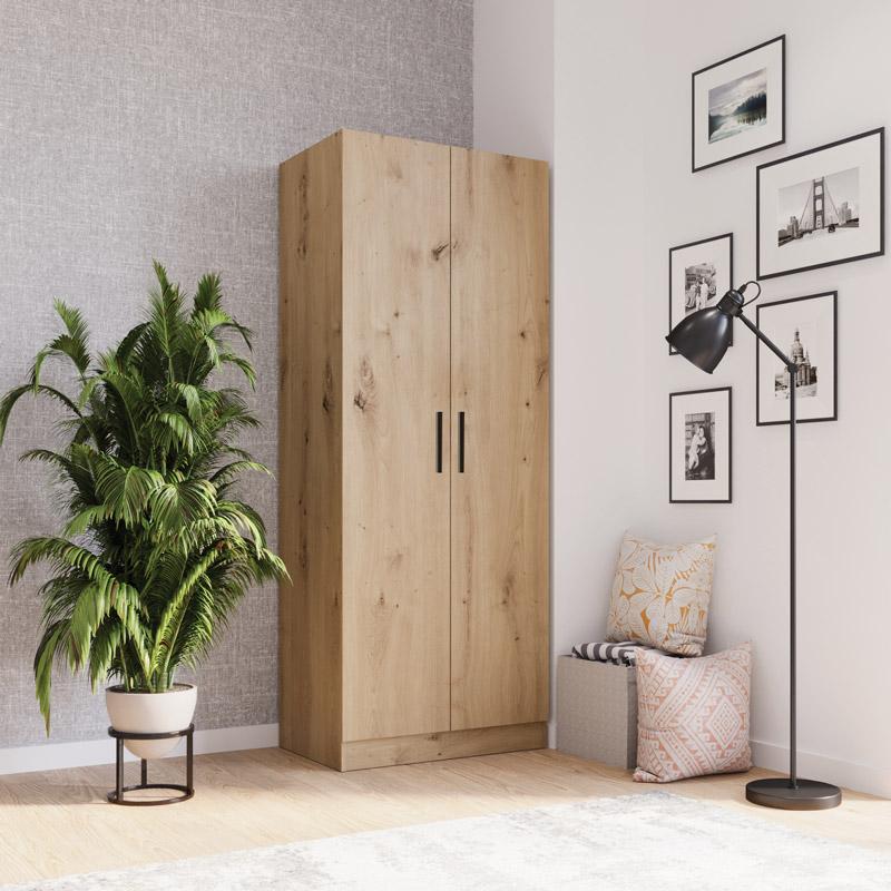Ντουλάπα Prime 2Κ 18 Artisan Χρώμα 80X52X205Εκ. Fylliana