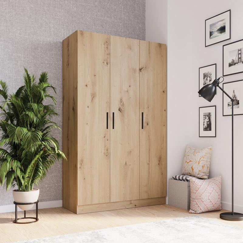 Ντουλάπα Prime 3Κ 18 Artisan Χρώμα 120X52X205Εκ. Fylliana
