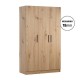 Ντουλάπα Prime 3Κ 18 Artisan Χρώμα 120X52X205Εκ. Fylliana