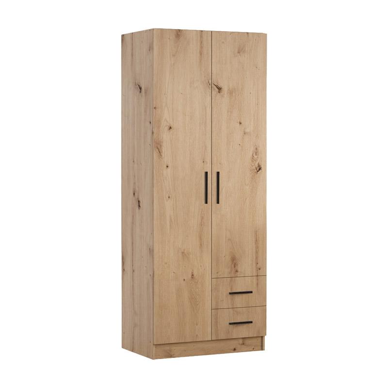 Ντουλάπα Fylliana Prime 2Κ Kf 18 Artisan Χρώμα 80X52X205Εκ