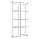 Βιβλιοθήκη-Ραφιέρα Smart 8P 18 Artisan Χρώμα 74x29x146Εκ Fylliana 