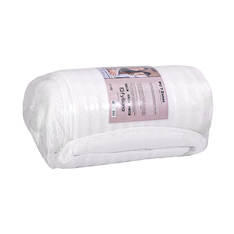 Ανώστρωμα 7 Zones Λευκό Χρώμα 160x200x6Εκ Fylliana 