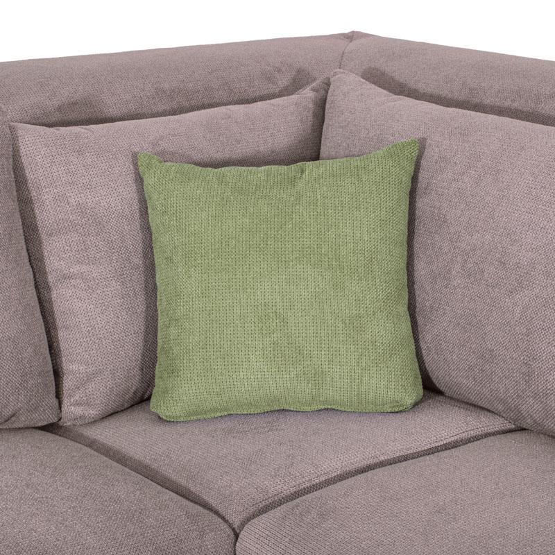 Καναπές Αριστερή Γωνία Καφέ Ύφασμα 272x197x80Εκ Legend Fylliana 