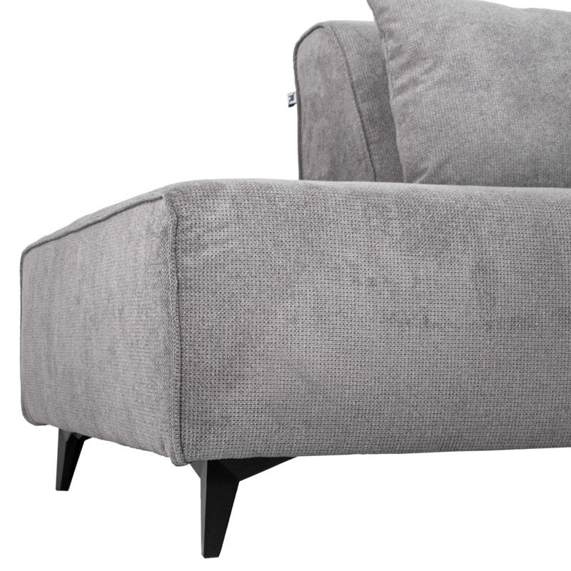 Καναπές  Legend Αριστερή Γωνία Γκρι Ύφασμα 272X197X80Εκ Fylliana