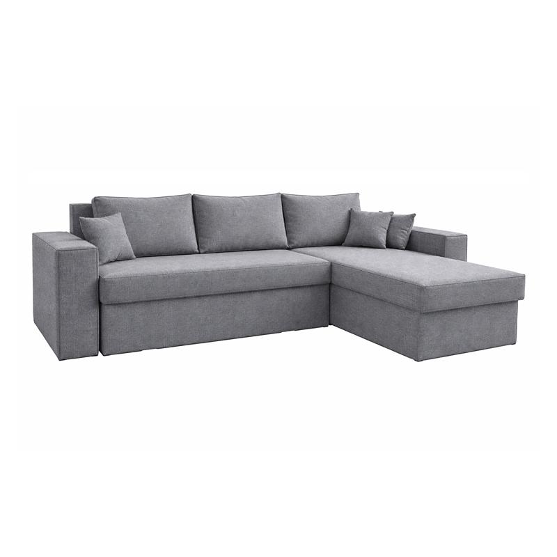 Καναπές Γωνία Fylliana Mythos Γκρι 280X210X80Εκ