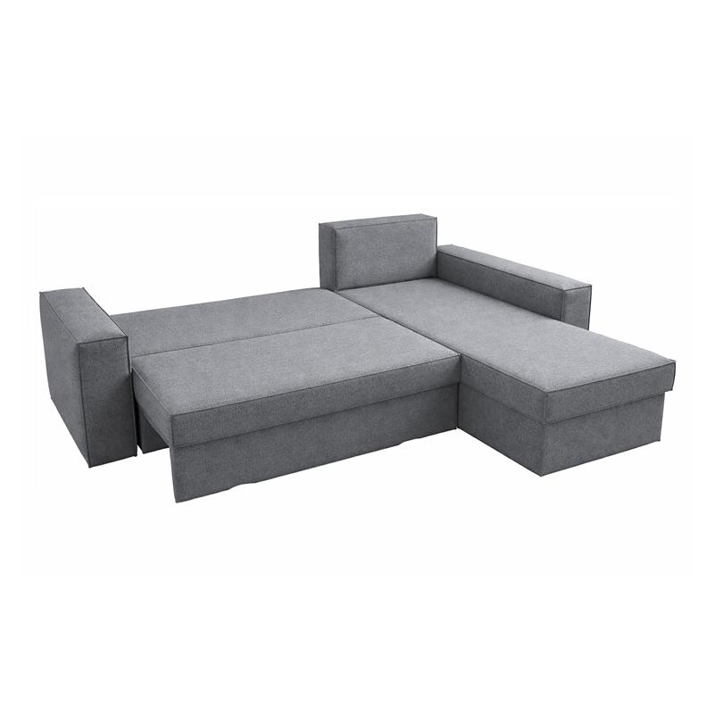 Καναπές Γωνία Fylliana Mythos Γκρι 280X210X80Εκ