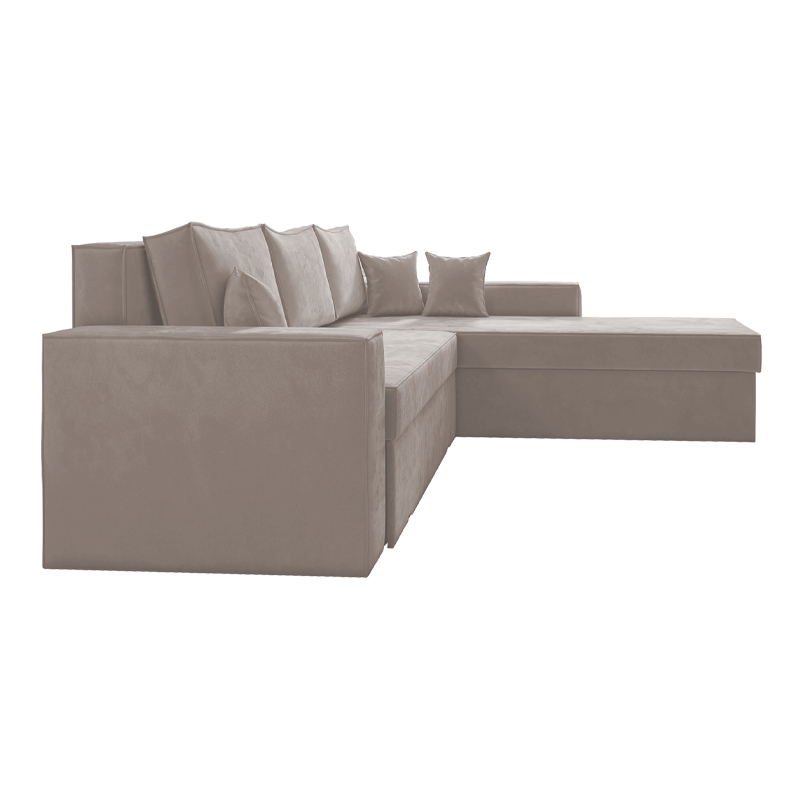 Καναπές Γωνία Olymp Taupe 280x210x80εκ