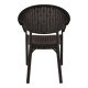 Καρέκλα Εξοχής Καφέ Hilda 60x62x85εκ Fylliana 