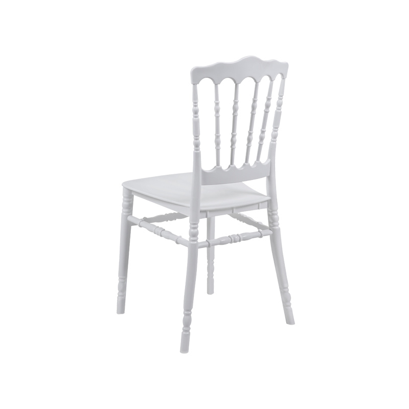 Καρέκλα Πλαστική Λευκή "Napoleon" 40x43x90εκ