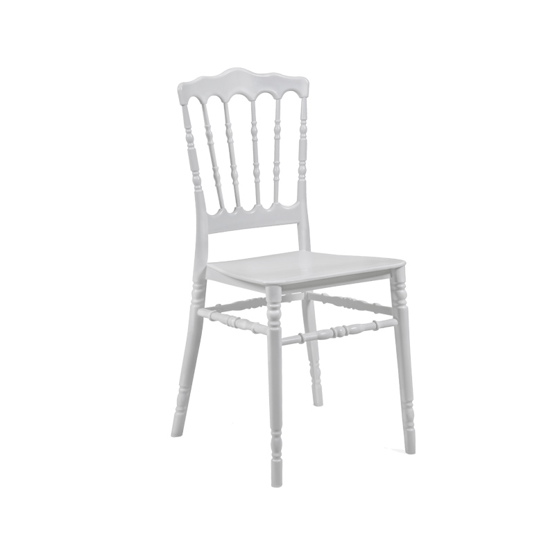 Καρέκλα Πλαστική Λευκή "Napoleon" 40x43x90εκ