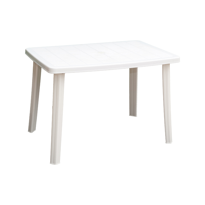 Τραπέζι Εξοχής Roma Λευκό 110x70x70Εκ