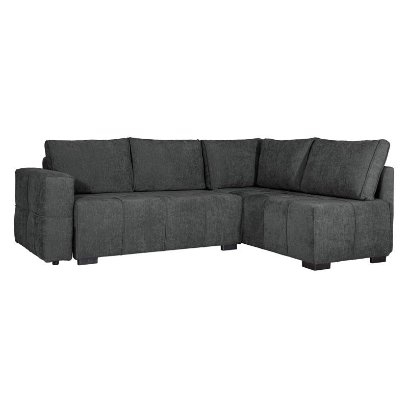 Γωνιακός Καναπές Space Γκρι 245x175x88εκ.