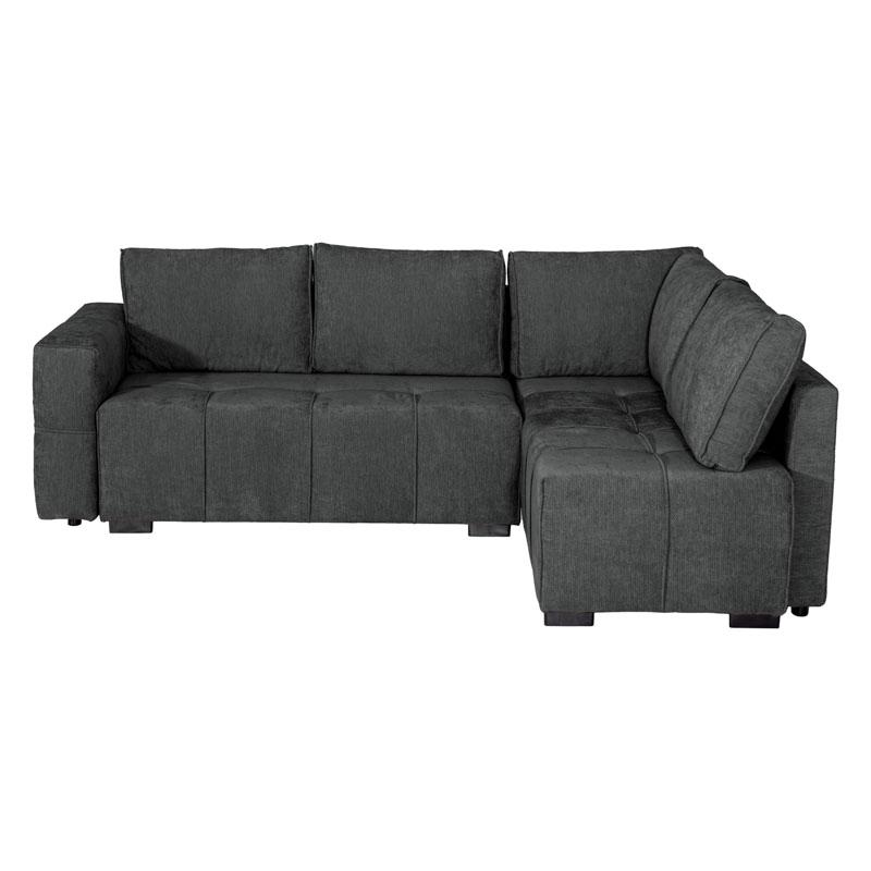 Γωνιακός Καναπές Space Γκρι 245x175x88εκ.