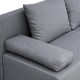 Καναπές/Κρεβάτι Nuvia Γκρι Ύφασμα 190X80X85Εκ Fylliana 