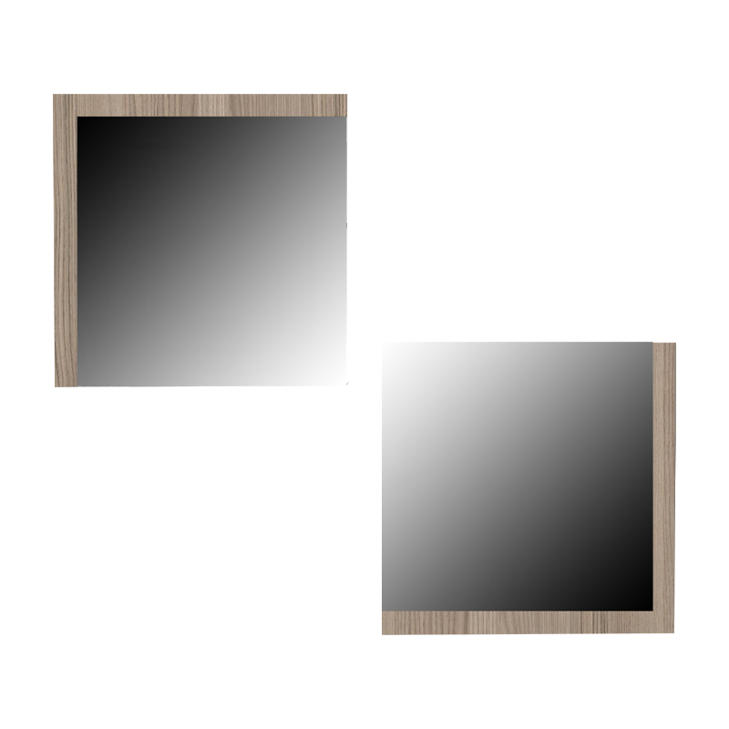 Καθρέφτες Τοίχου Σετ/2 Charles Grey Oak 60x60εκ