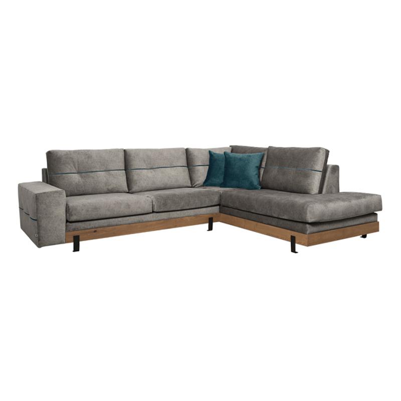 Καναπές Γωνιά Murcia Σκούρο Γκρι-Navy Blue Δεξιά Γωνιά 280 * 220